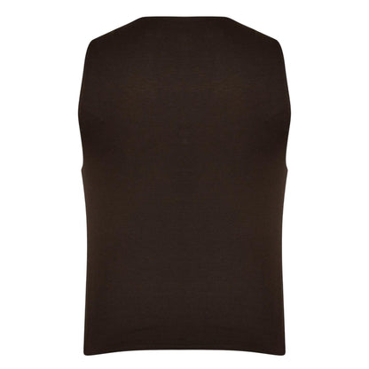 Brown - Back - Jack Wills Womens-Ladies Sleeveless Vest Top