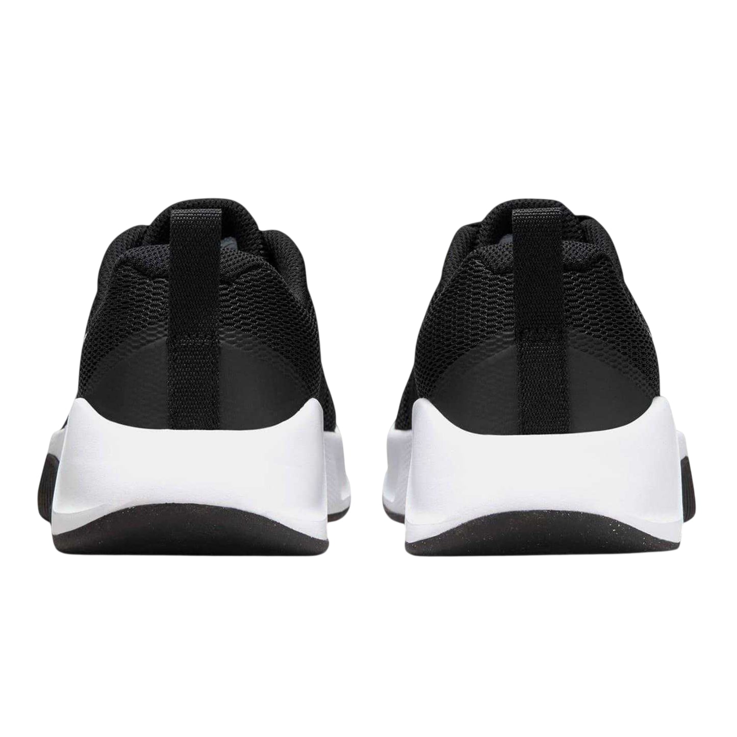 Black-White - Back - Nike Womens-Ladies Leather Flat Heel Flat Trainers