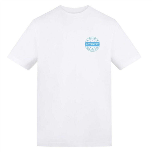 White-Sky Blue - Front - AWD Mens Made In Cov Coventry City FC T-Shirt