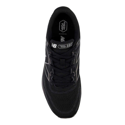 Black-White - Side - New Balance Mens Foam Running Shoes