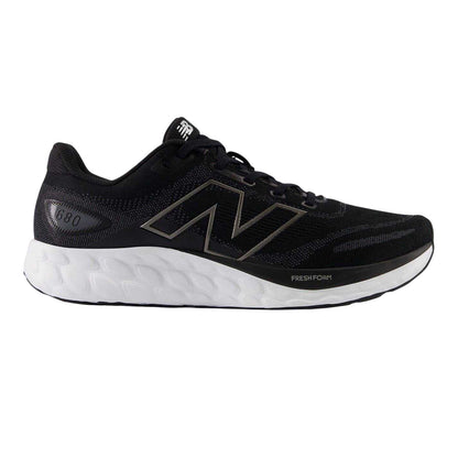 Black-White - Front - New Balance Mens Foam Running Shoes