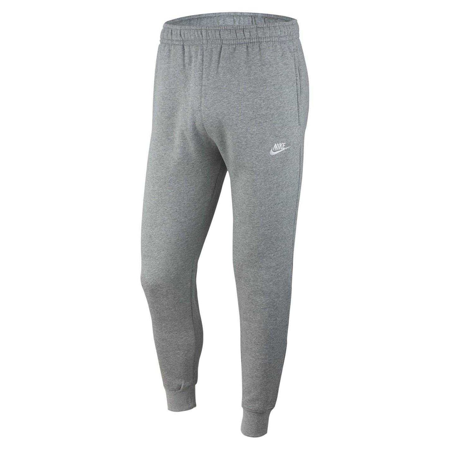Grey - Front - Nike Mens Sportswear Club Fleece Jogging Bottoms