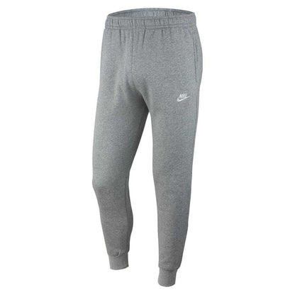 Grey - Front - Nike Mens Sportswear Club Fleece Jogging Bottoms