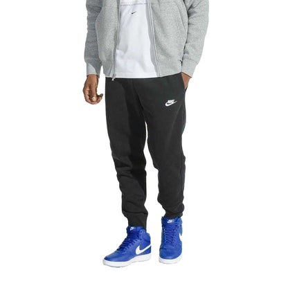 Black - Side - Nike Mens Sportswear Club Fleece Jogging Bottoms