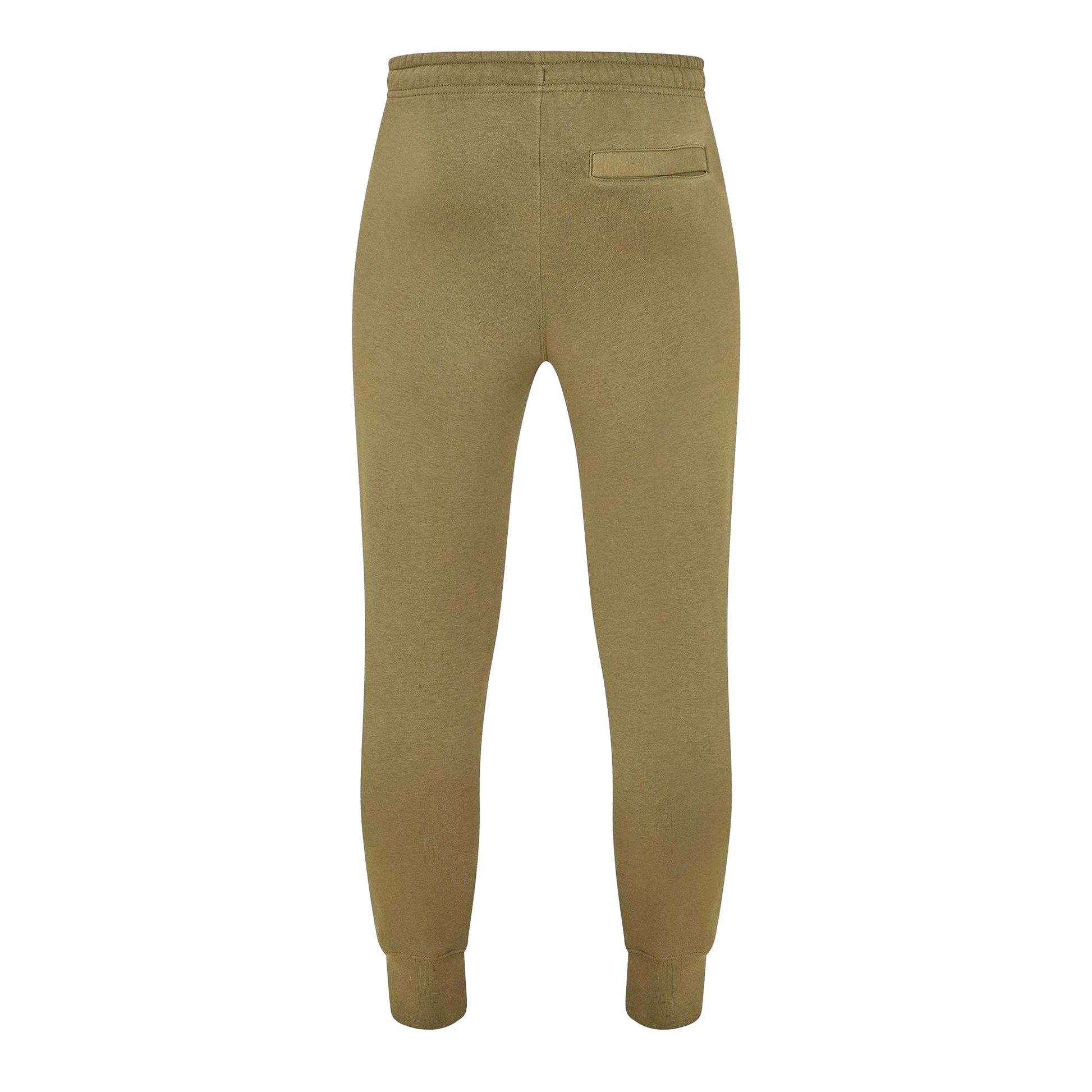 Olive-White - Back - Nike Mens Sportswear Club Fleece Jogging Bottoms