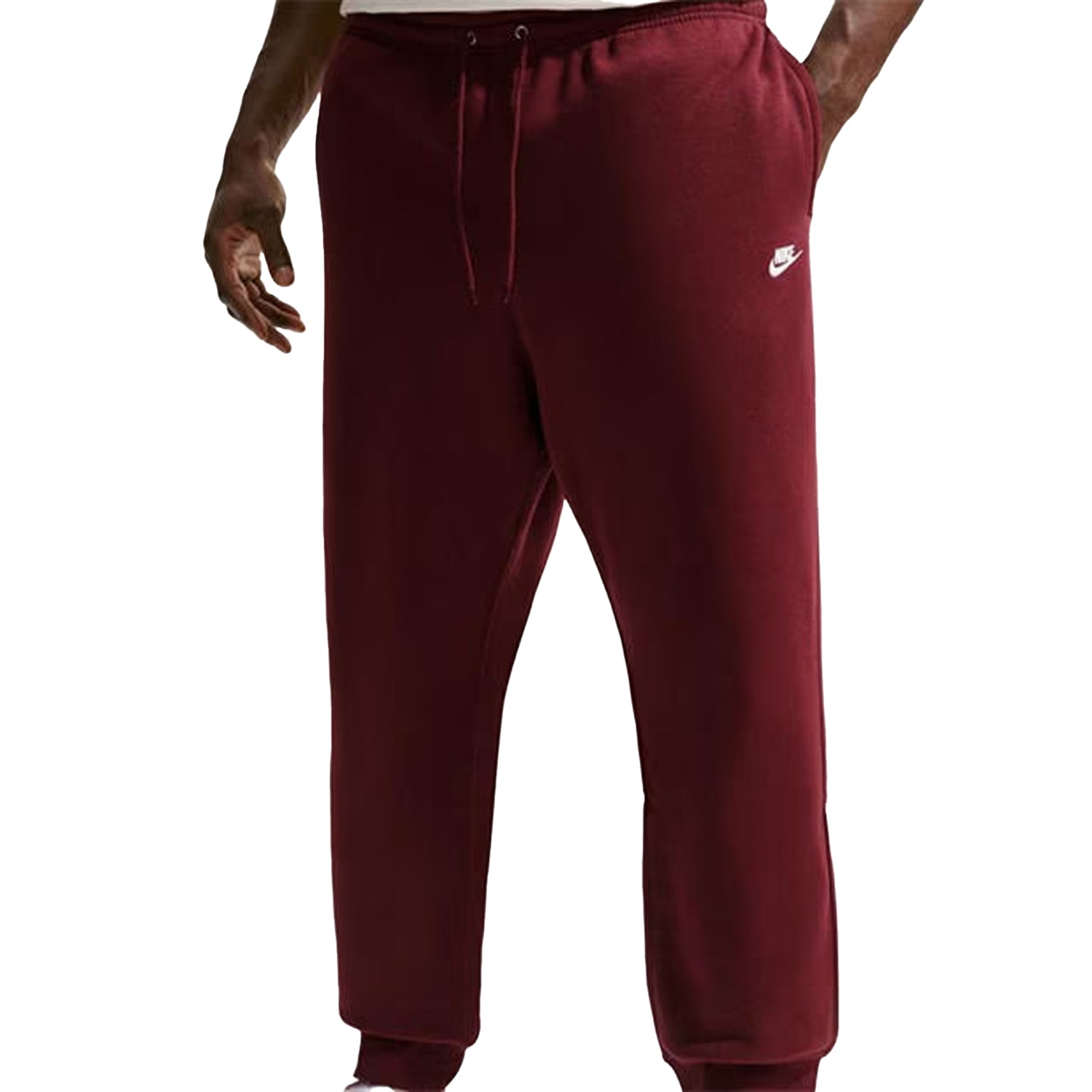 Team Red - Lifestyle - Nike Mens Sportswear Club Fleece Jogging Bottoms