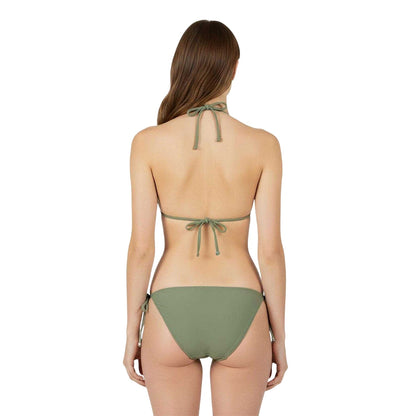 Khaki Green - Back - Jack Wills Womens-Ladies Triangle Bikini Top