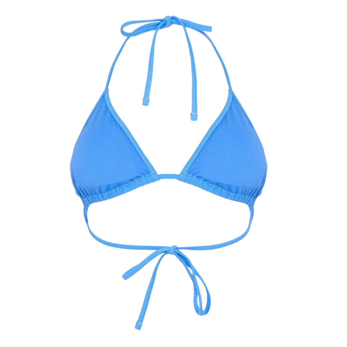 Marina Blue - Side - Jack Wills Womens-Ladies Triangle Bikini Top