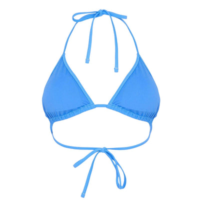 Marina Blue - Side - Jack Wills Womens-Ladies Triangle Bikini Top