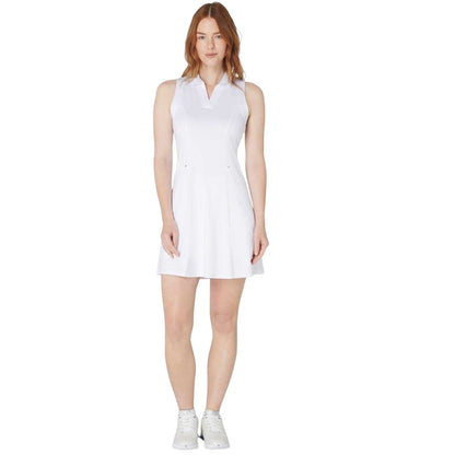 Brilliant White - Side - Callaway Womens-Ladies Flounce Athletic Dress