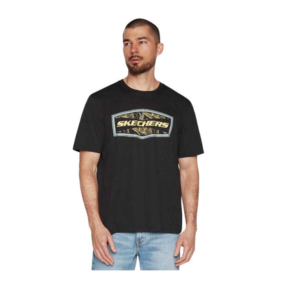 Black - Side - Skechers Mens Latitude T-Shirt