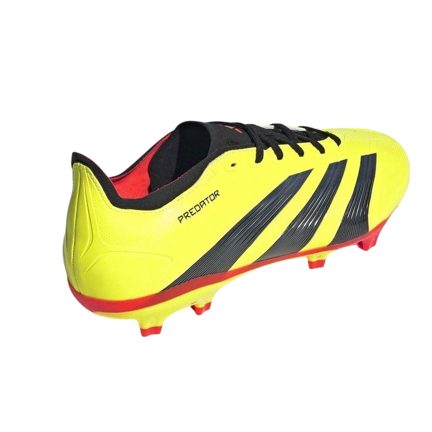 Yellow-Black-Red - Back - Adidas Mens Predator League Firm Ground Football Boots