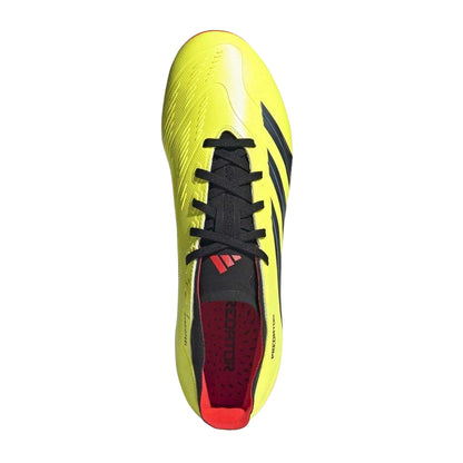 Yellow-Black-Red - Lifestyle - Adidas Mens Predator League Firm Ground Football Boots
