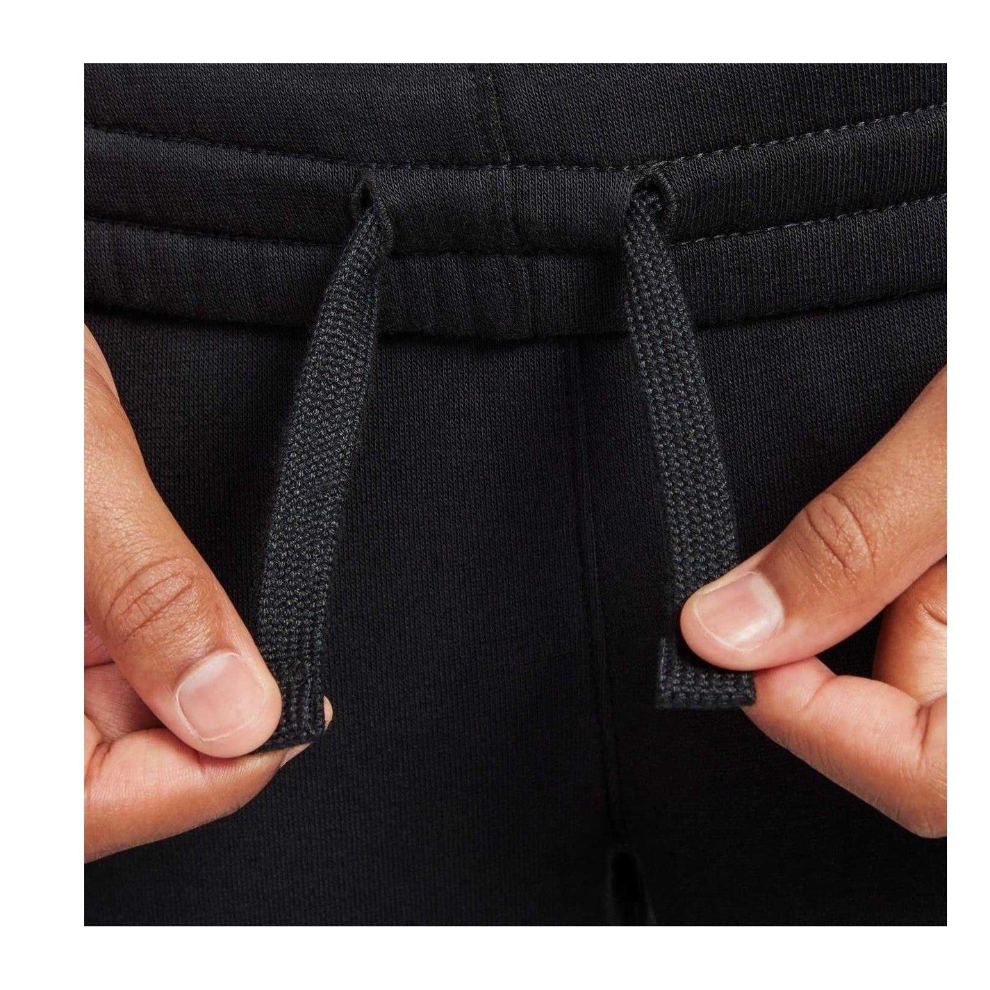 Black-Gold - Side - Nike Childrens-Kids Club HBR Fleece Joggers