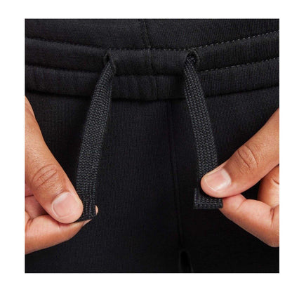 Black-Gold - Side - Nike Childrens-Kids Club HBR Fleece Joggers