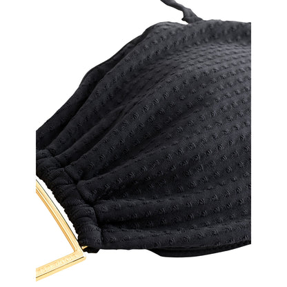 Black - Lifestyle - Ted Baker Womens-Ladies Bar Tie Up Bikini Top