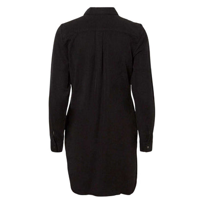 Black - Back - Vero Moda Womens-Ladies Sigga Long-Sleeved Shirt Dress