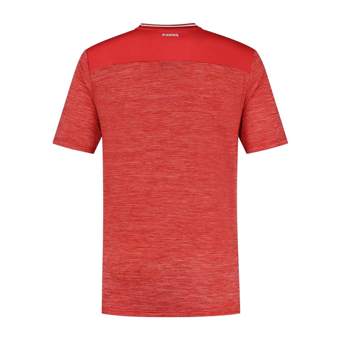 Lollipop Red - Back - K-Swiss Mens Hypercourt Performance T-Shirt