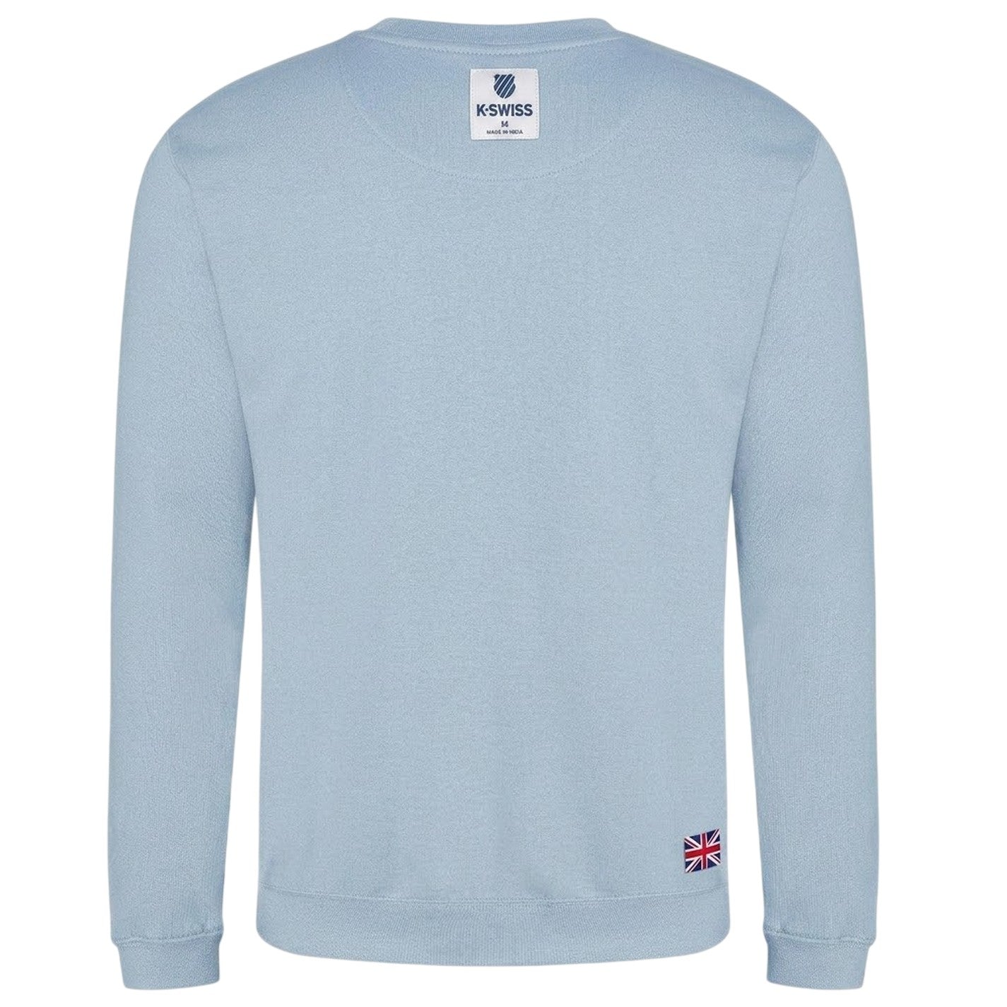 Sky Blue - Back - Lonsdale Mens Union Jack Logo Sweatshirt