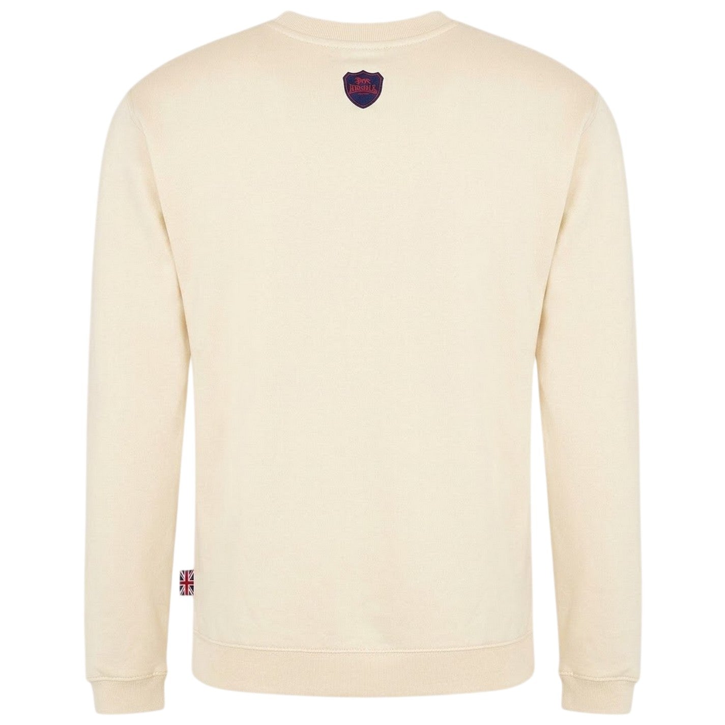 Vanilla - Back - Lonsdale Mens Union Jack Logo Sweatshirt