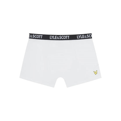 Multicoloured - Back - Lyle & Scott Childrens-Kids Ned Boxer Briefs (Pack of 5)