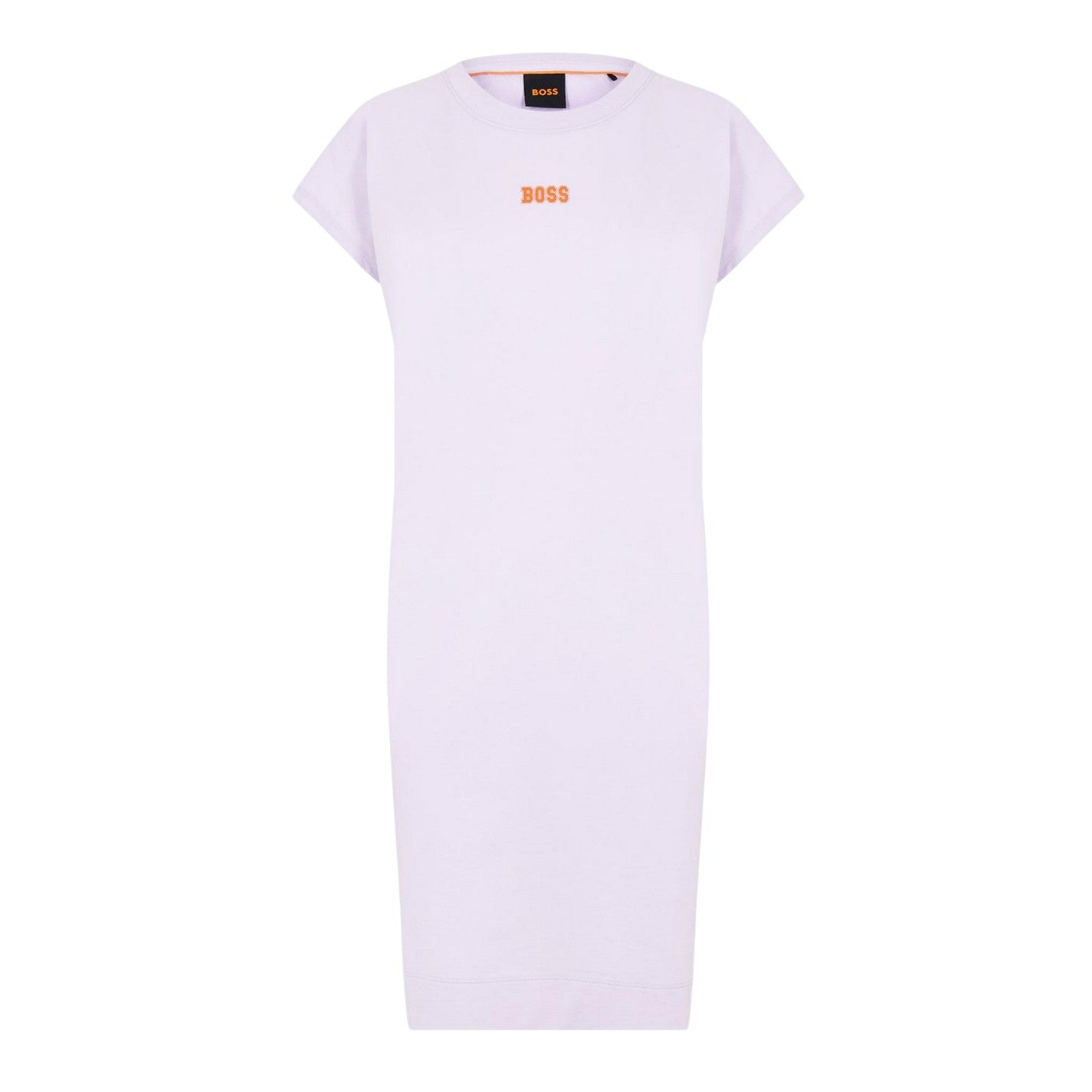 Purple - Front - Boss Womens-Ladies Crew Neck T-Shirt Dress