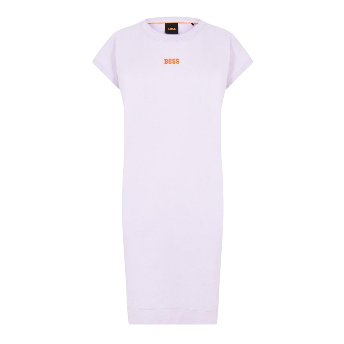 Purple - Front - Boss Womens-Ladies Crew Neck T-Shirt Dress