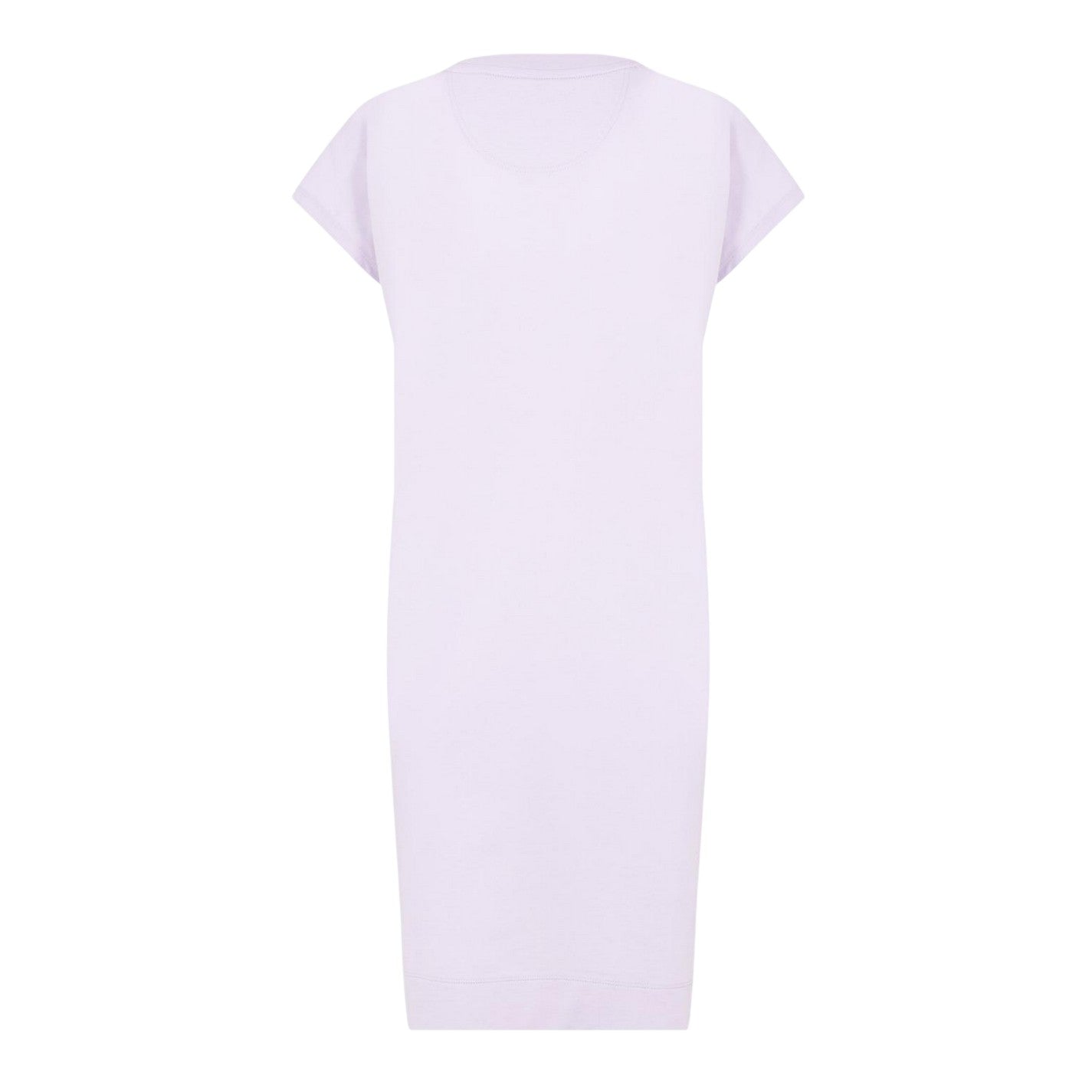 Purple - Back - Boss Womens-Ladies Crew Neck T-Shirt Dress