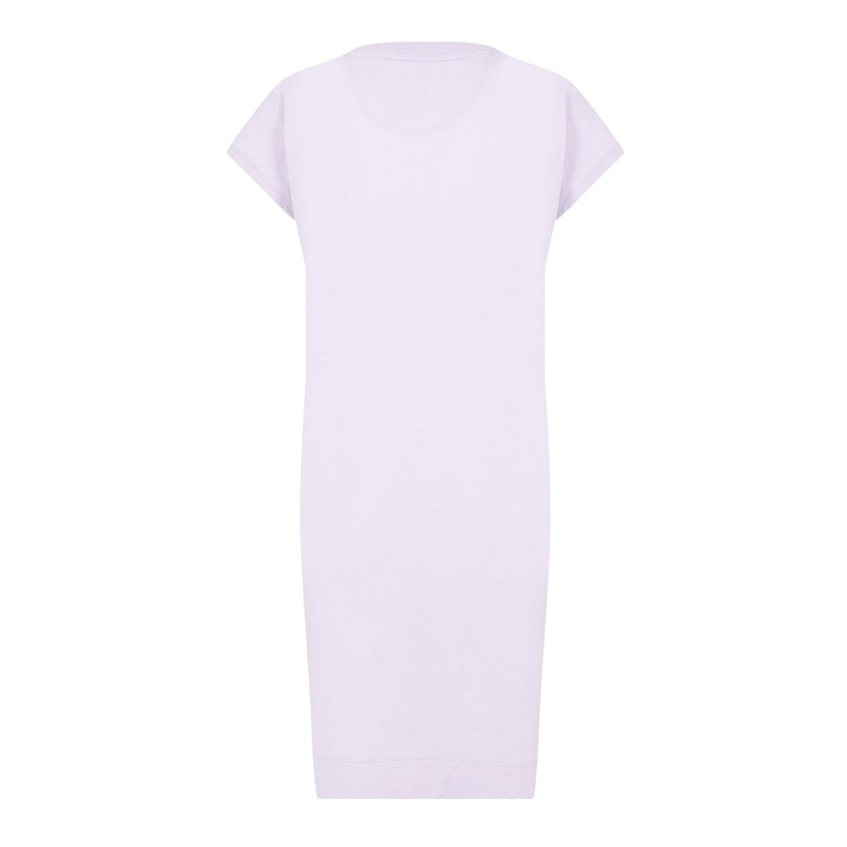 Purple - Back - Boss Womens-Ladies Crew Neck T-Shirt Dress