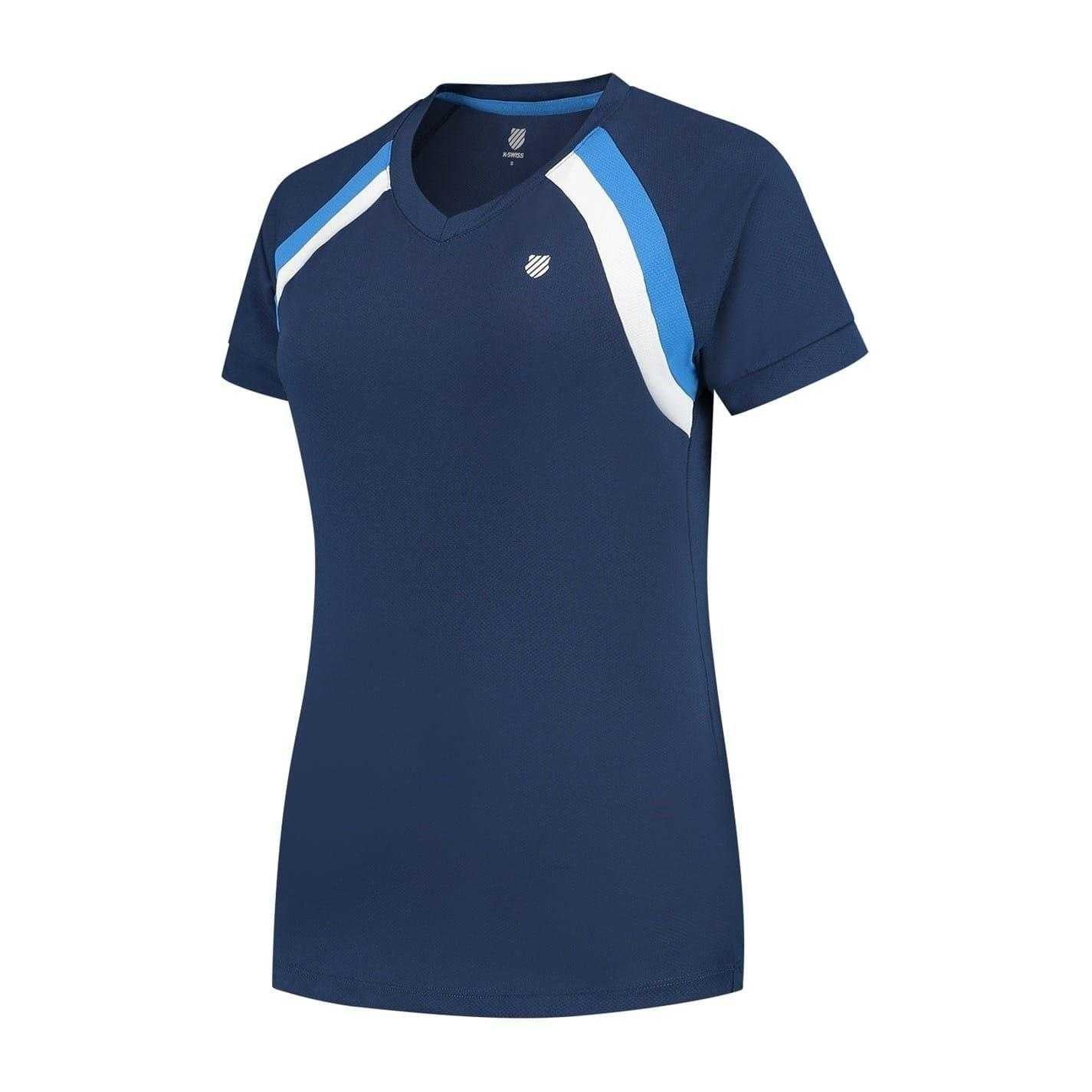 Navy - Side - K-Swiss Childrens-Kids Core Team T-Shirt
