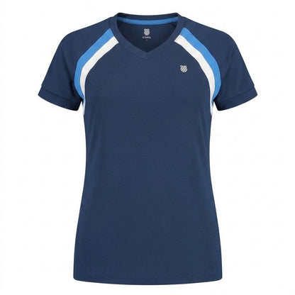Navy - Front - K-Swiss Childrens-Kids Core Team T-Shirt