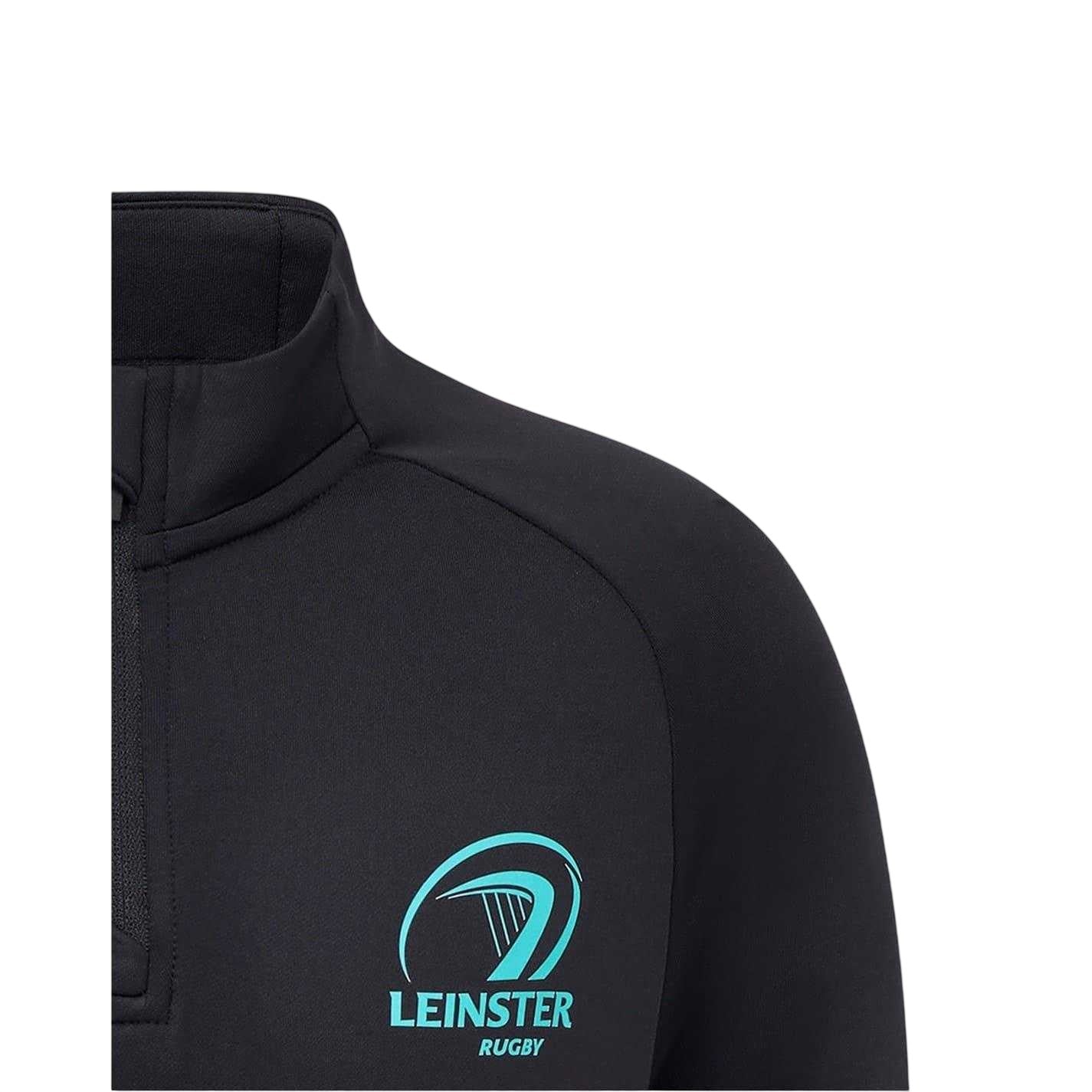 Navy - Pack Shot - Castore Childrens-Kids Players 2025-26 Leinster Rugby Zip Neck Top