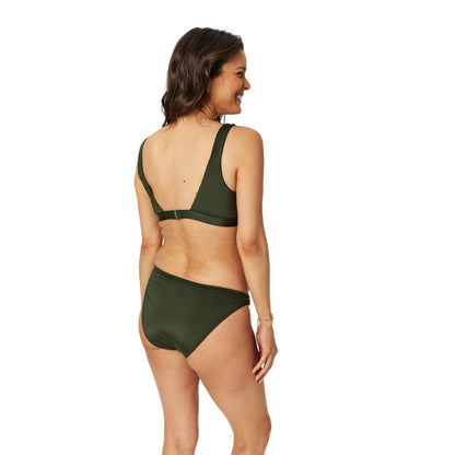 Khaki Green - Lifestyle - Biba Womens-Ladies Plunge Bikini Top