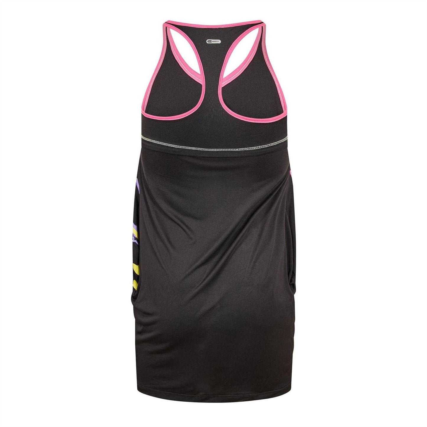 Black - Back - Puma Womens-Ladies Racerback Relaxed Fit Tank Top