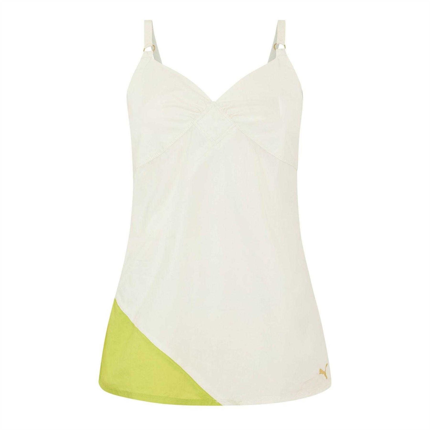White - Front - Puma Womens-Ladies Diamond Tank Top