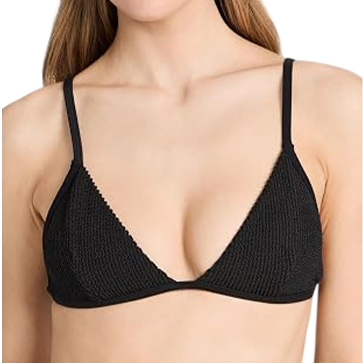 Black - Side - Good American Womens-Ladies Always Fits Perfect Bikini Top