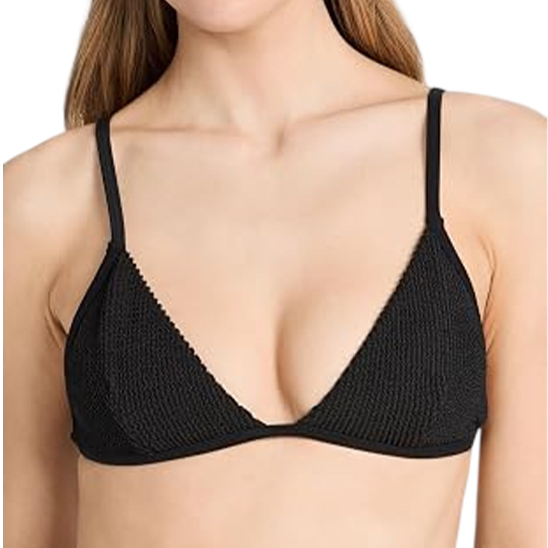 Black - Side - Good American Womens-Ladies Always Fits Perfect Bikini Top