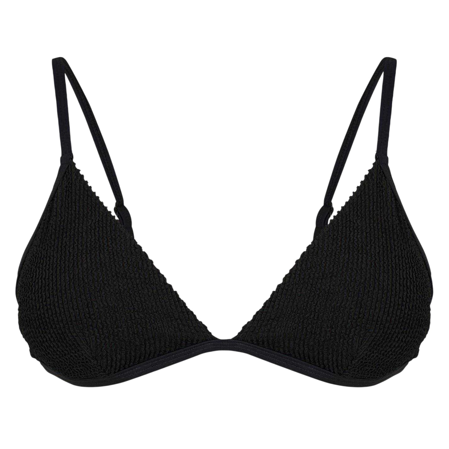 Black - Front - Good American Womens-Ladies Always Fits Perfect Bikini Top