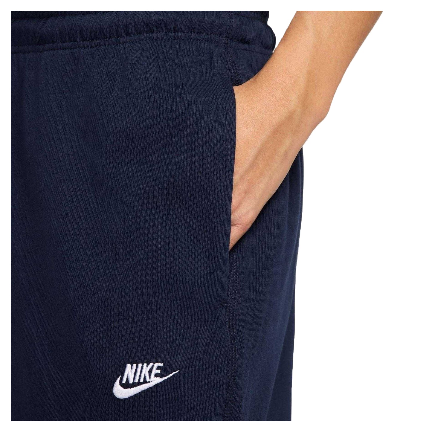 Obsidian Black - Side - Nike Mens Club Lightweight Knitted Sweatpants