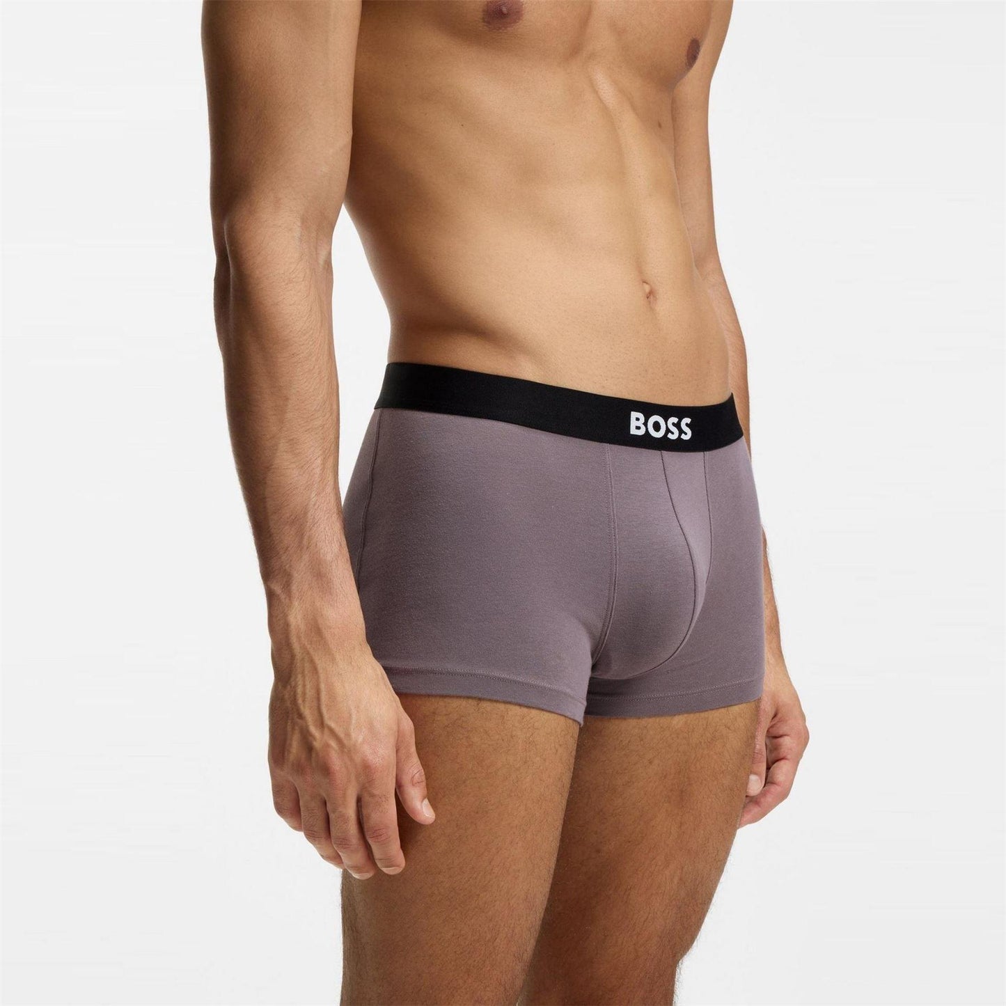 Grey-Black-White - Back - Boss Mens Underwear (Pack of 3)