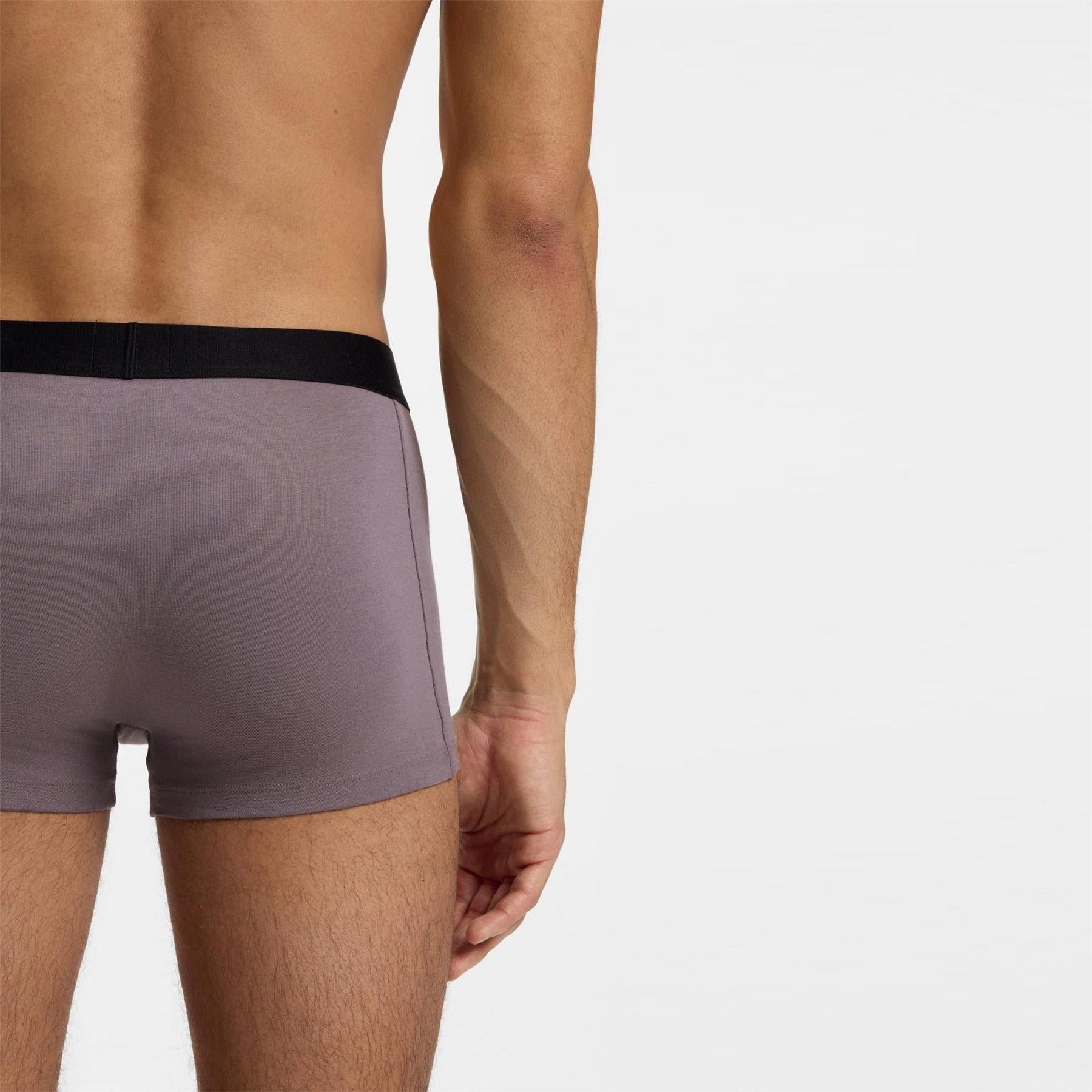 Grey-Black-White - Side - Boss Mens Underwear (Pack of 3)