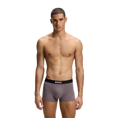 Black-Camel-White - Back - Boss Mens Underwear (Pack of 3)