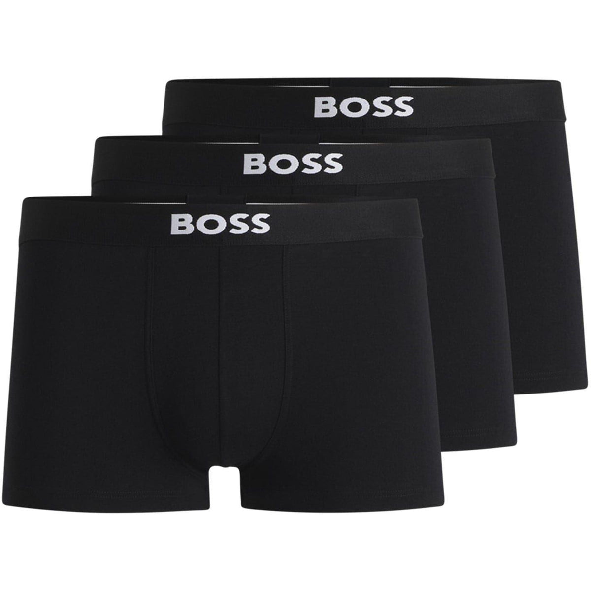 Jet Black - Front - Boss Mens Underwear (Pack of 3)