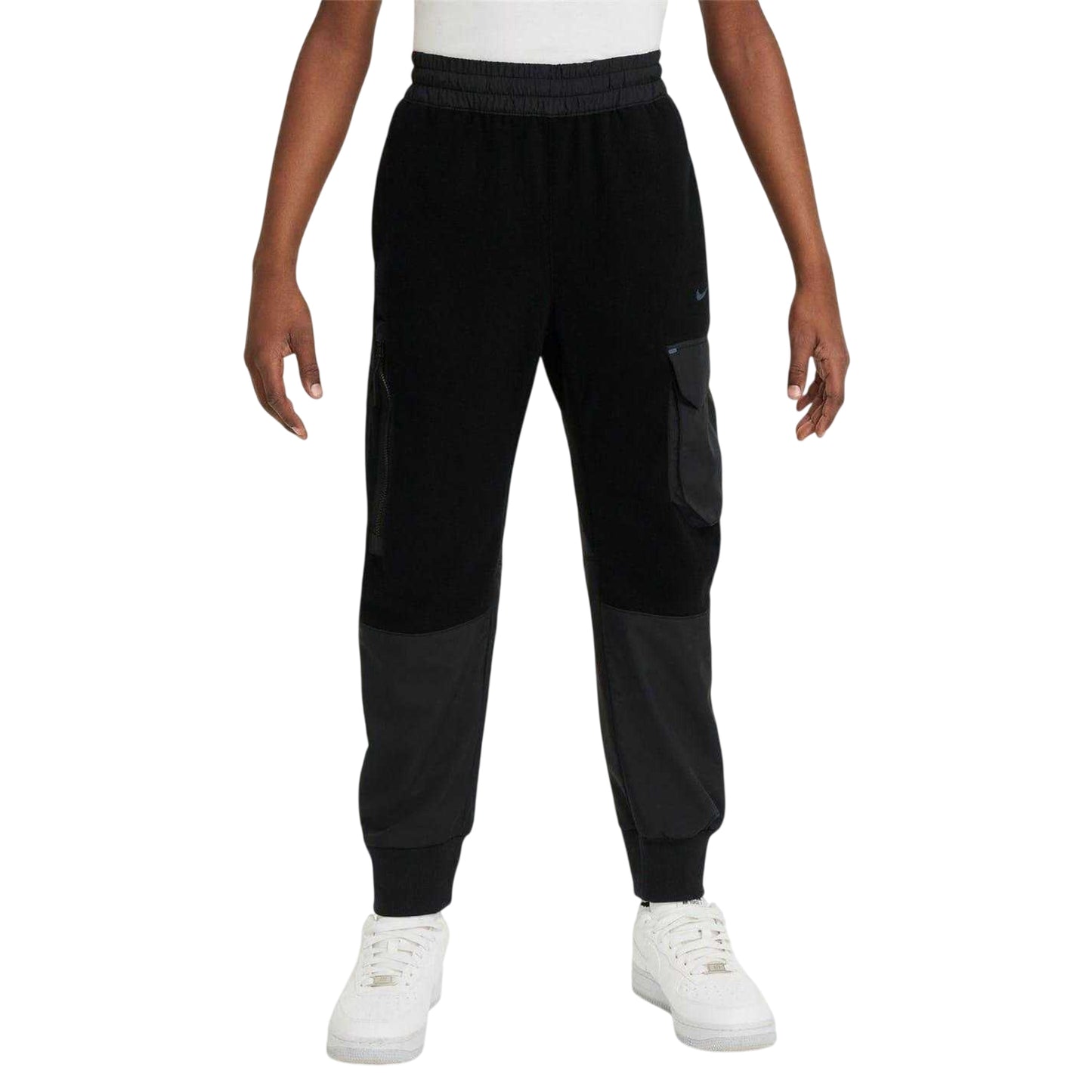Black - Front - Nike Childrens-Kids Sportswear City Fleece Utility Joggers