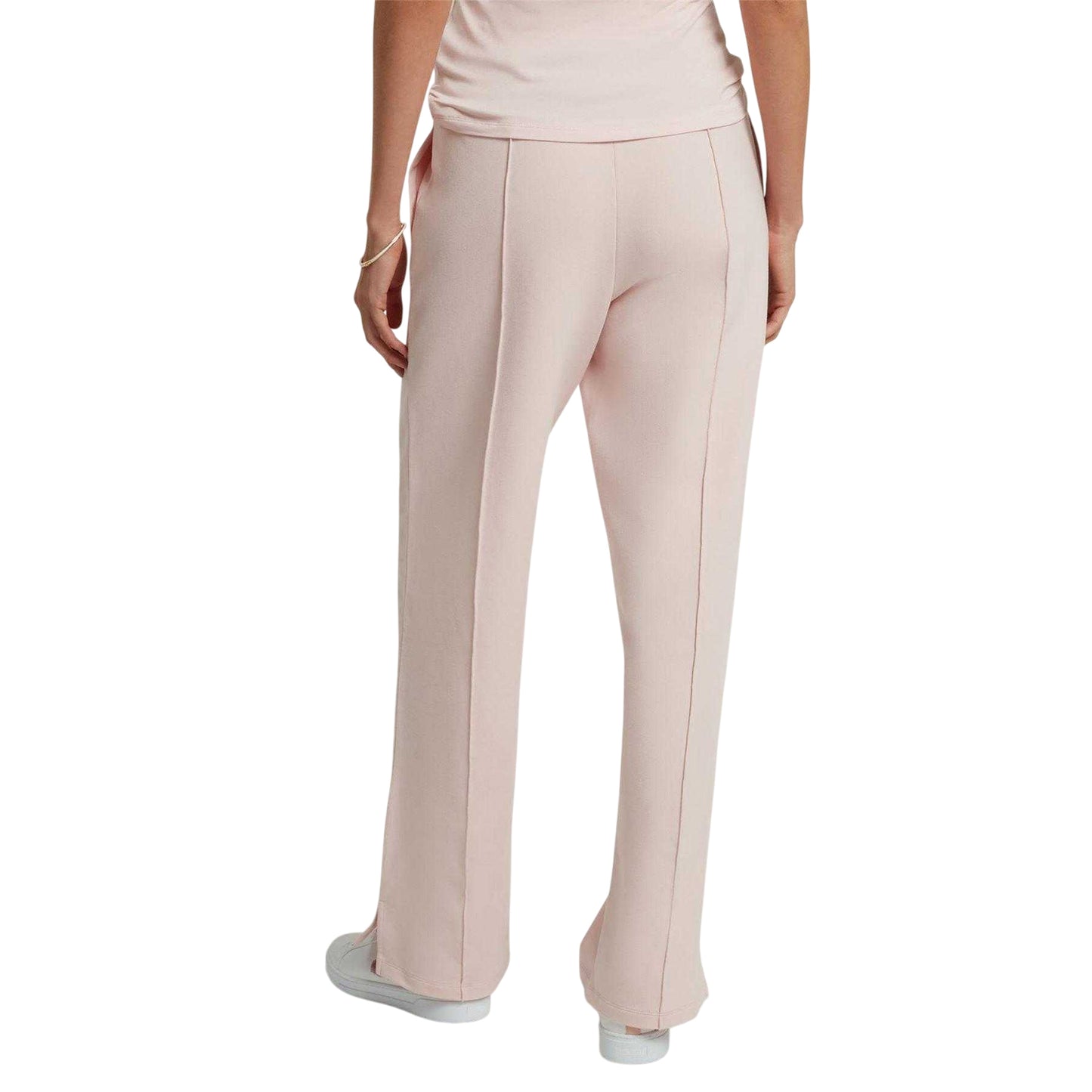 Pink - Back - Ted Baker Womens-Ladies Pintuck Straight Leg Joggers