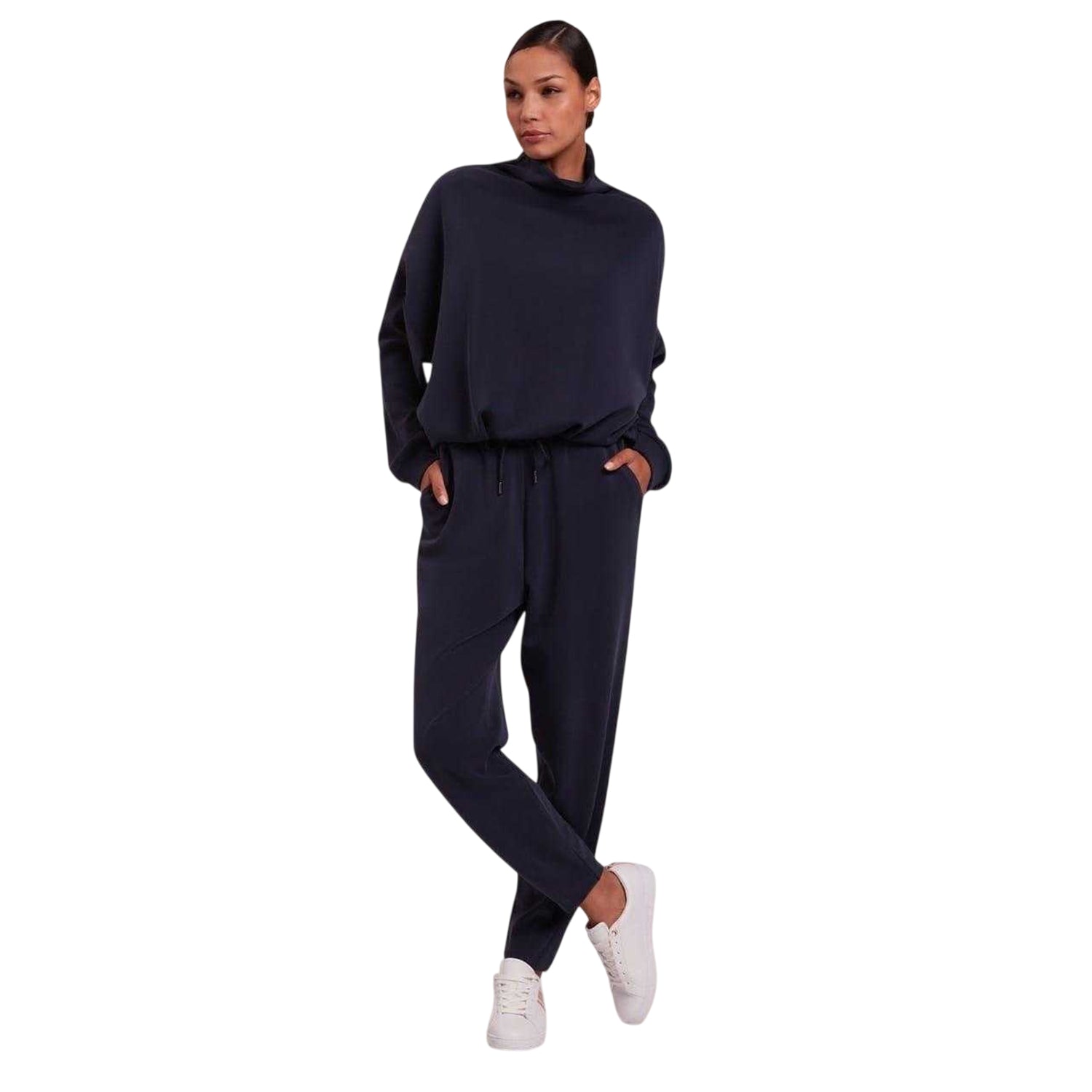 Navy - Lifestyle - Ted Baker Womens-Ladies Corien Jersey Barrel Joggers
