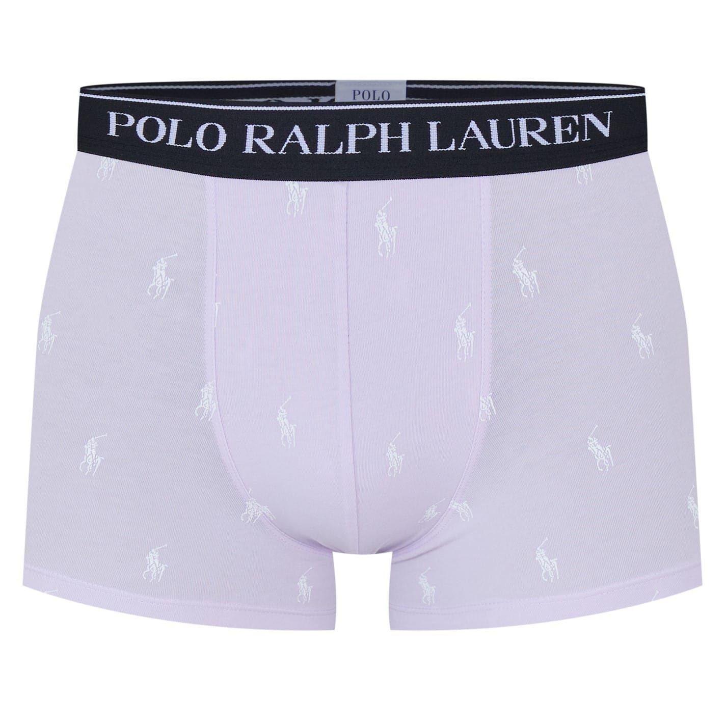 Black-White - Back - Ralph Lauren Mens Boxer Shorts (Pack of 3)
