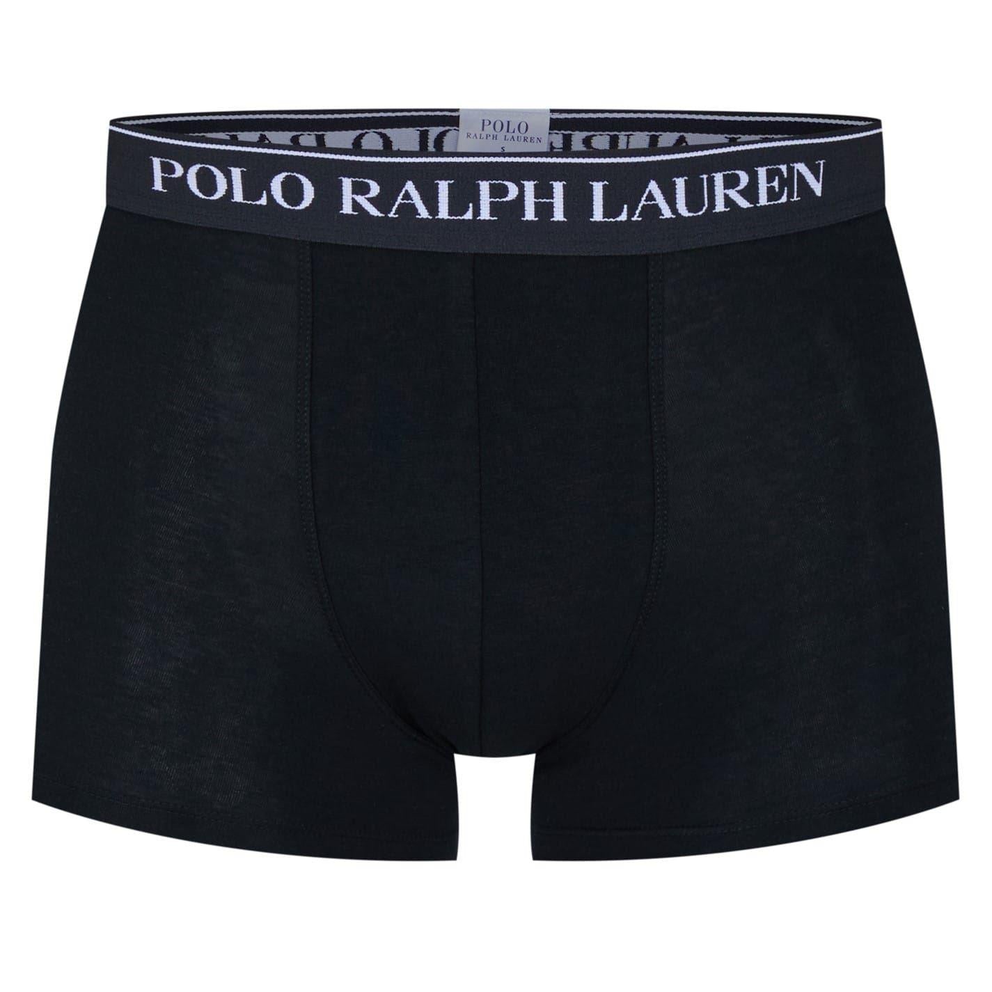 Black-White - Lifestyle - Ralph Lauren Mens Boxer Shorts (Pack of 3)