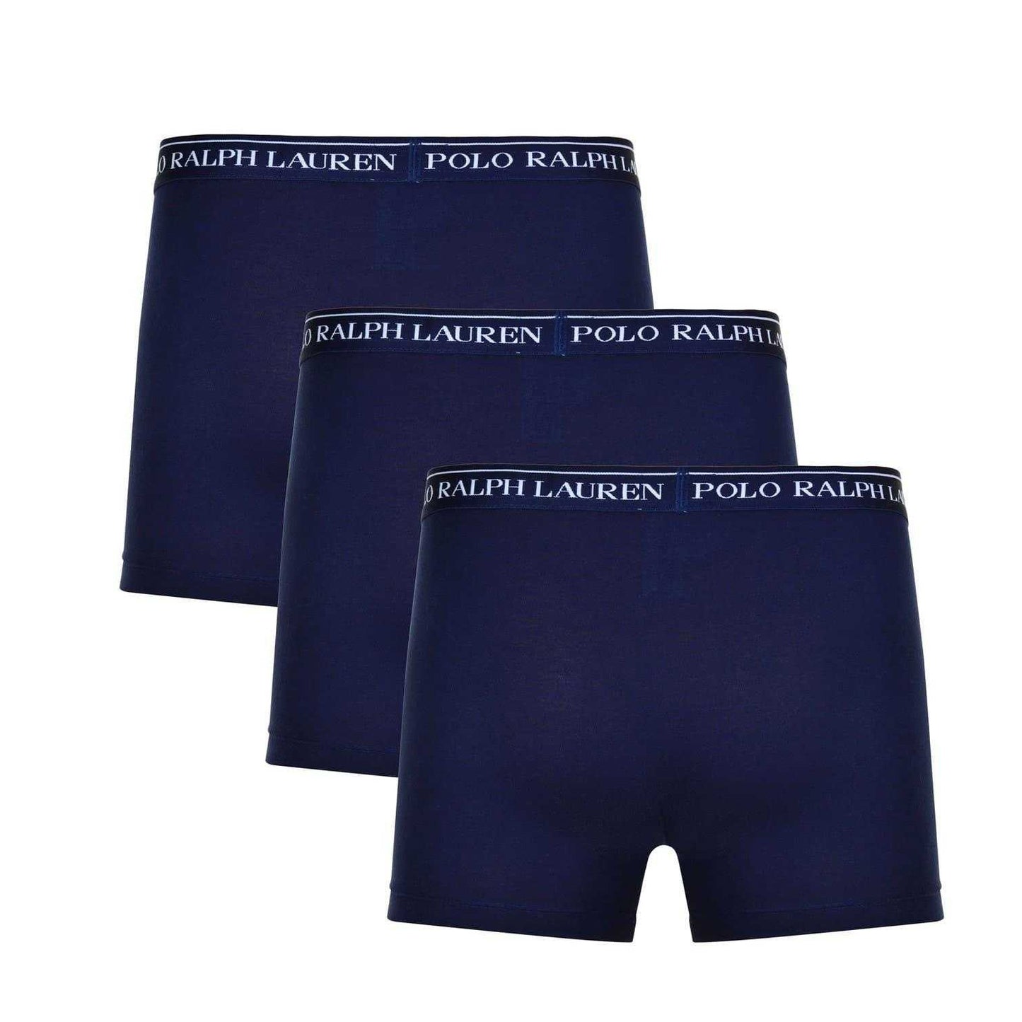 Navy - Back - Ralph Lauren Mens Boxer Shorts (Pack of 3)