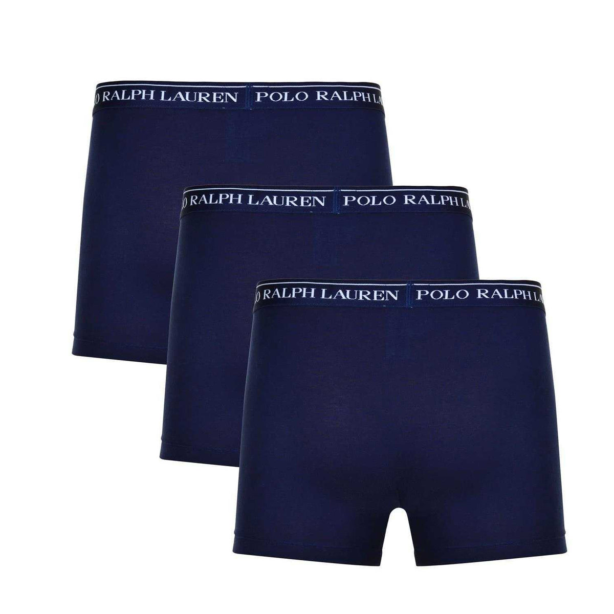 Navy - Back - Ralph Lauren Mens Boxer Shorts (Pack of 3)